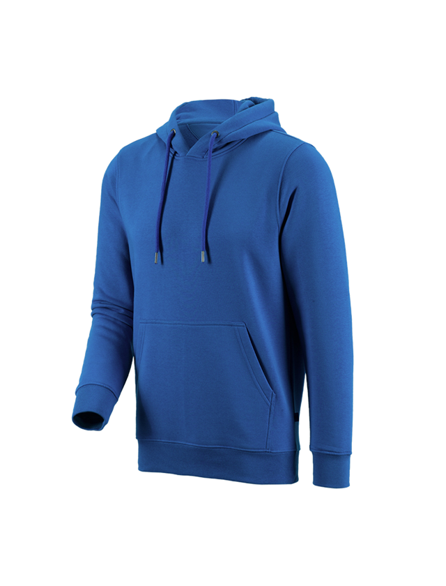 Trička, svetry & košile: e.s. Mikina s kapucí poly cotton + enciánově modrá 2