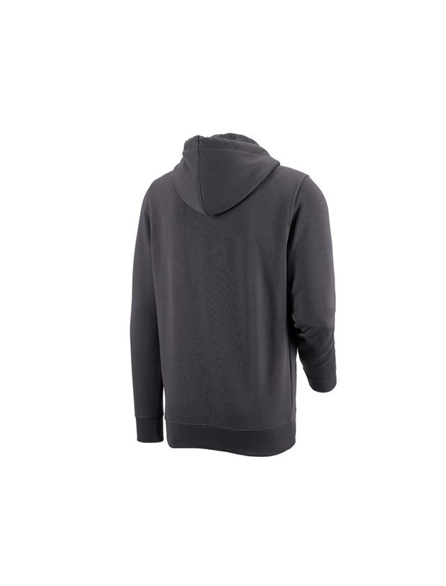 Trička, svetry & košile: e.s. Hoody-Bunda Sweat poly cotton + antracit 1