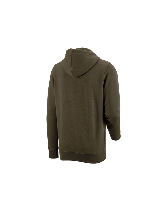 Trička, svetry & košile: e.s. Hoody-Bunda Sweat poly cotton + olivová 1