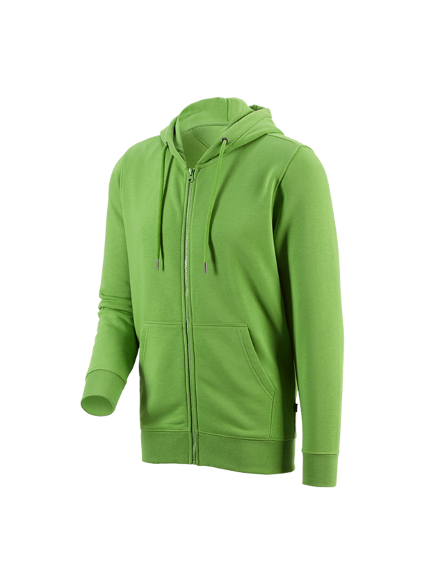 Trička, svetry & košile: e.s. Hoody-Bunda Sweat poly cotton + mořská zelená