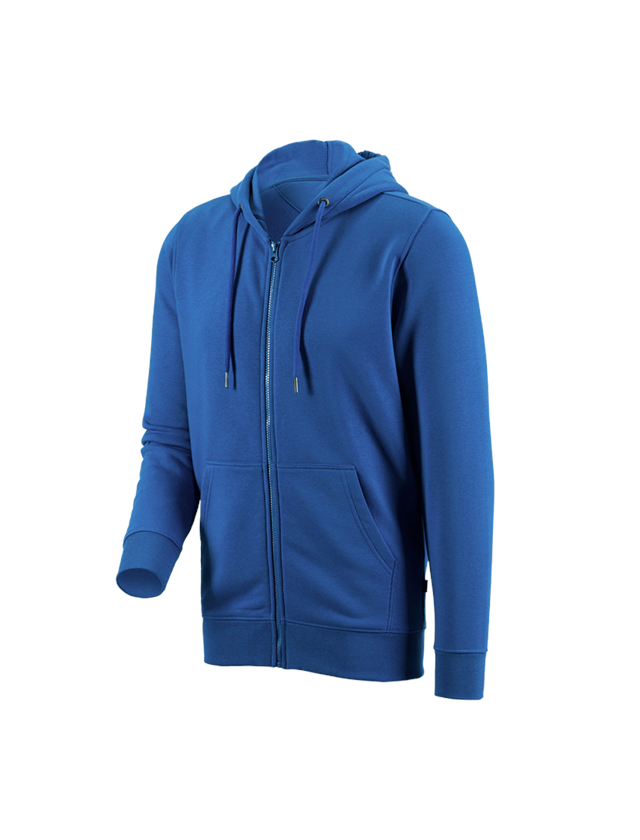 Trička, svetry & košile: e.s. Hoody-Bunda Sweat poly cotton + enciánově modrá 1