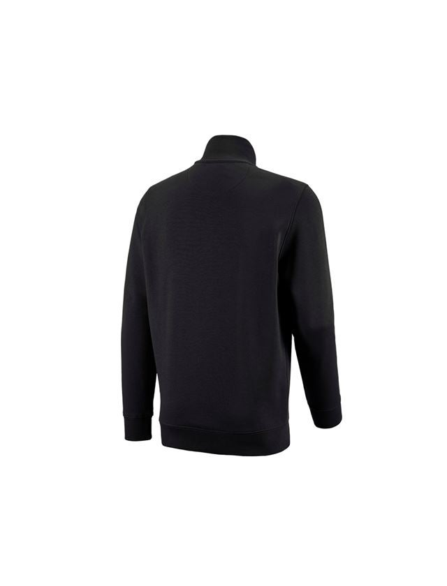 Trička, svetry & košile: e.s. ZIP-Mikina poly cotton + černá 3