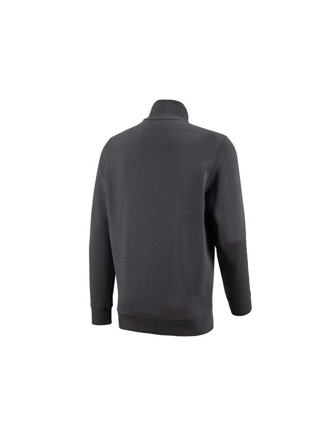 Trička, svetry & košile: e.s. ZIP-Mikina poly cotton + antracit 2