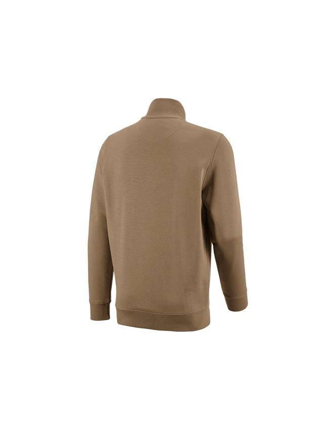 Trička, svetry & košile: e.s. ZIP-Mikina poly cotton + khaki 1