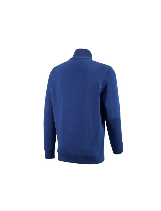Trička, svetry & košile: e.s. ZIP-Mikina poly cotton + modrá chrpa 1