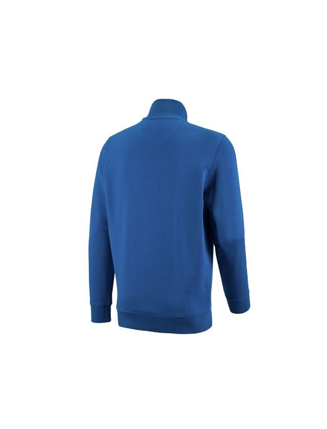 Trička, svetry & košile: e.s. ZIP-Mikina poly cotton + enciánově modrá 1