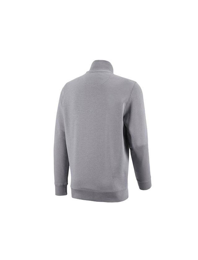 Trička, svetry & košile: e.s. ZIP-Mikina poly cotton + platinová 1
