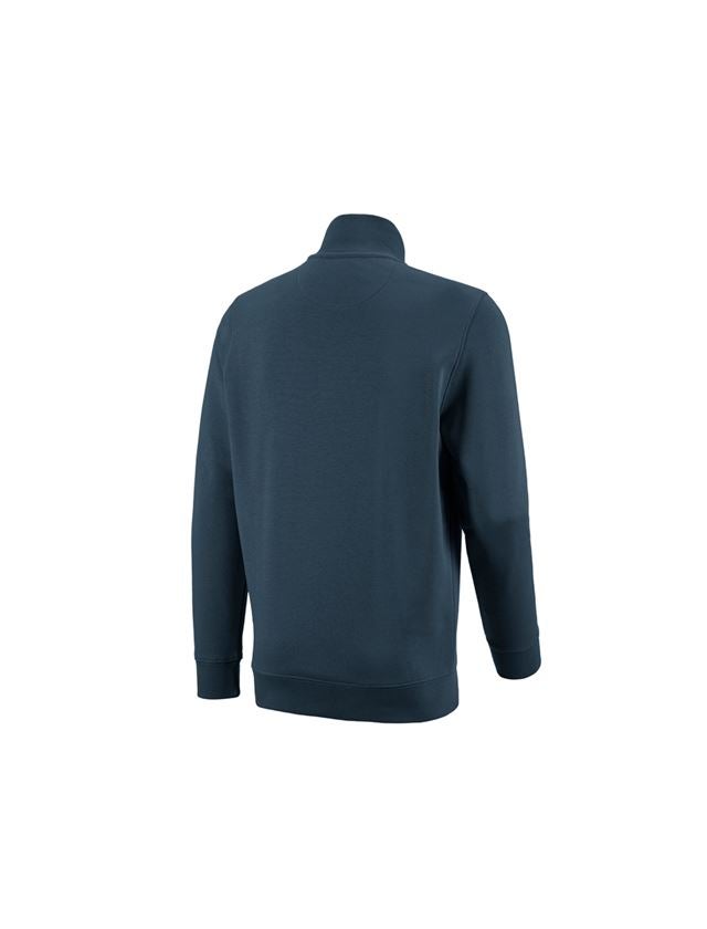 Trička, svetry & košile: e.s. ZIP-Mikina poly cotton + mořská modrá 1
