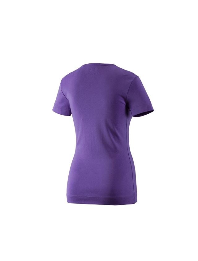 Instalatéři: e.s. Tričko cotton V-Neck, dámské + jasně fialová 1