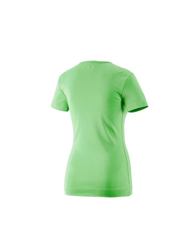 Trička | Svetry | Košile: e.s. Tričko cotton V-Neck, dámské + zelené jablko 1