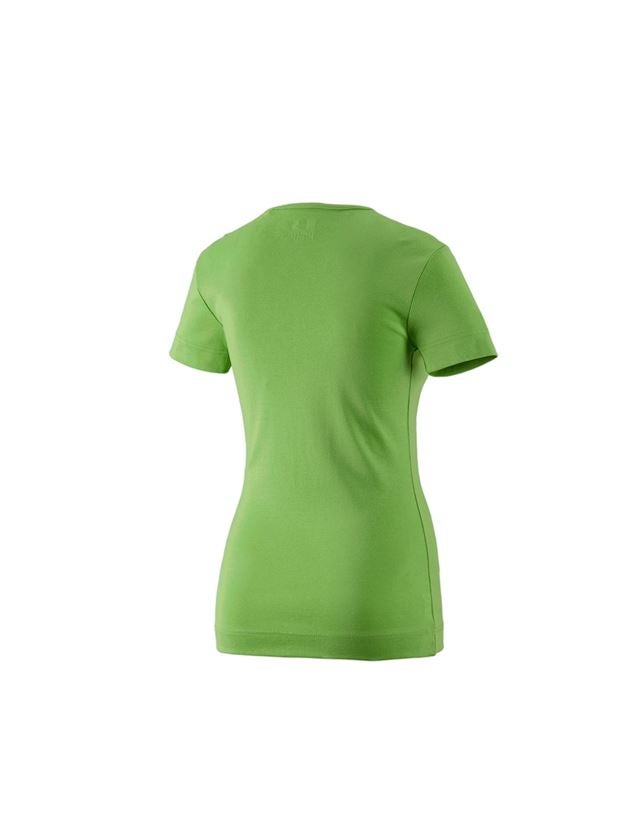 Témata: e.s. Tričko cotton V-Neck, dámské + mořská zelená 1