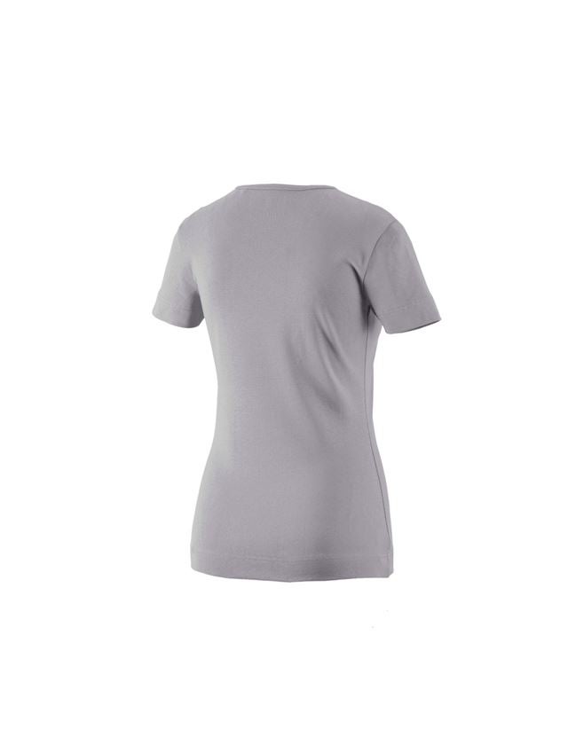 Trička | Svetry | Košile: e.s. Tričko cotton V-Neck, dámské + platinová 1