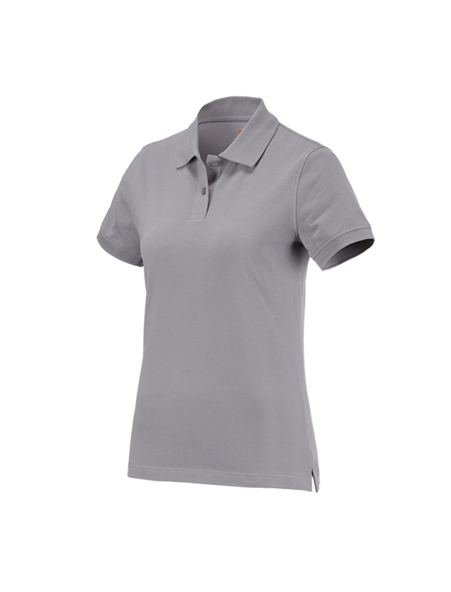 Trička | Svetry | Košile: e.s. Polo-Tričko cotton, dámské + platinová