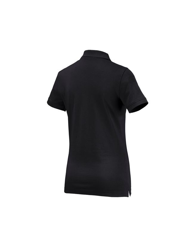 Trička | Svetry | Košile: e.s. Polo-Tričko cotton, dámské + černá 1