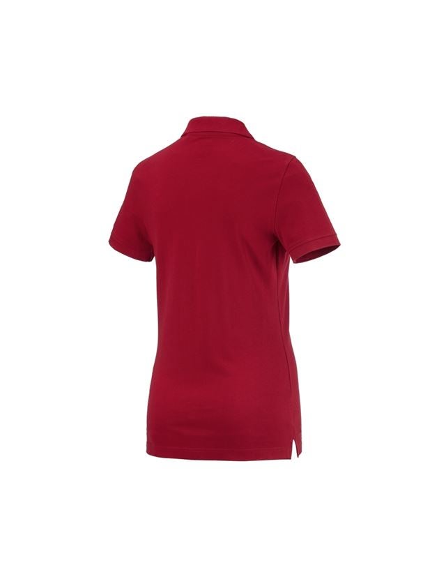 Trička | Svetry | Košile: e.s. Polo-Tričko cotton, dámské + červená 1