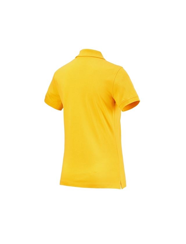 Trička | Svetry | Košile: e.s. Polo-Tričko cotton, dámské + žlutá 1