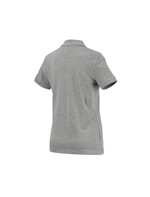 Trička | Svetry | Košile: e.s. Polo-Tričko cotton, dámské + šedý melír 1
