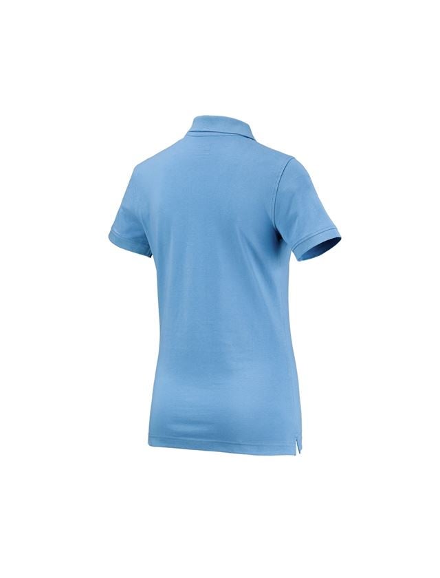 Trička | Svetry | Košile: e.s. Polo-Tričko cotton, dámské + azurově modrá 1