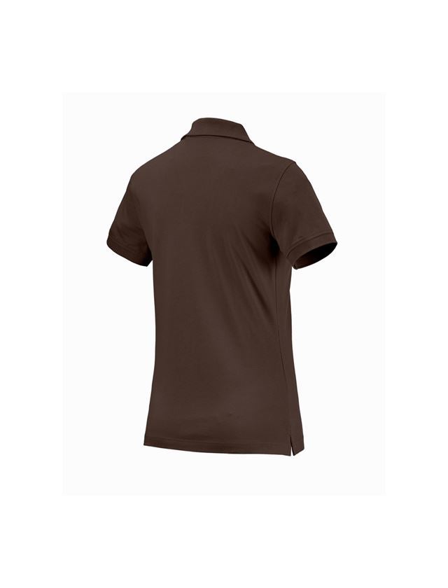 Trička | Svetry | Košile: e.s. Polo-Tričko cotton, dámské + kaštan 1