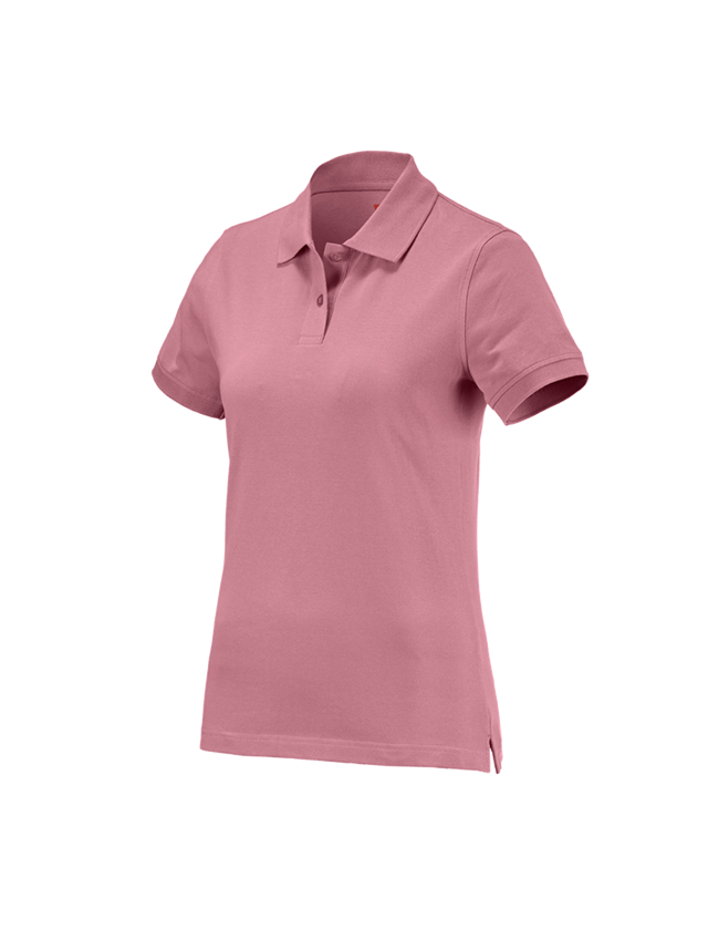 Trička | Svetry | Košile: e.s. Polo-Tričko cotton, dámské + starorůžová