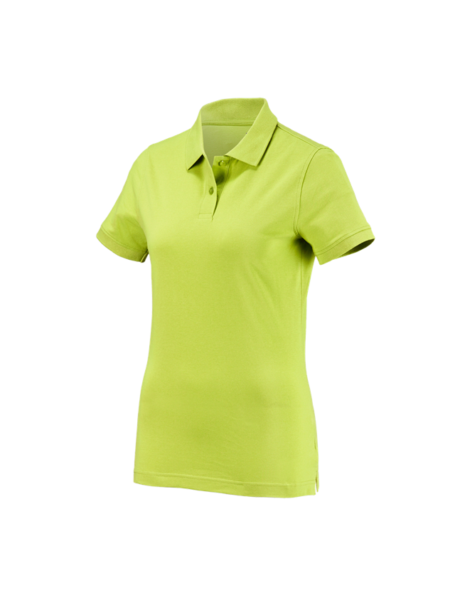 Trička | Svetry | Košile: e.s. Polo-Tričko cotton, dámské + májové zelená
