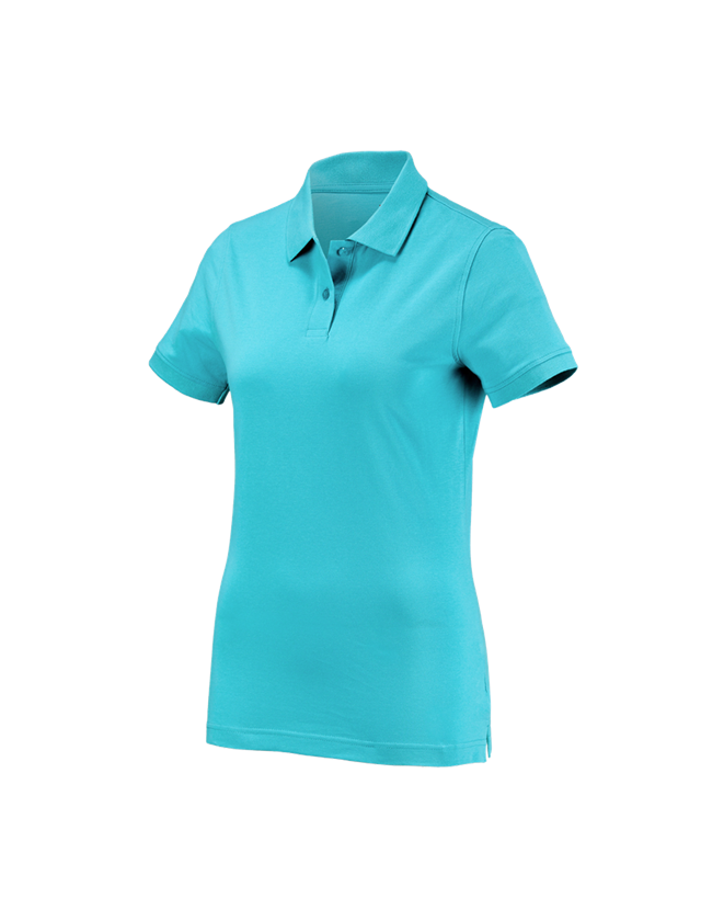 Trička | Svetry | Košile: e.s. Polo-Tričko cotton, dámské + modrá capri