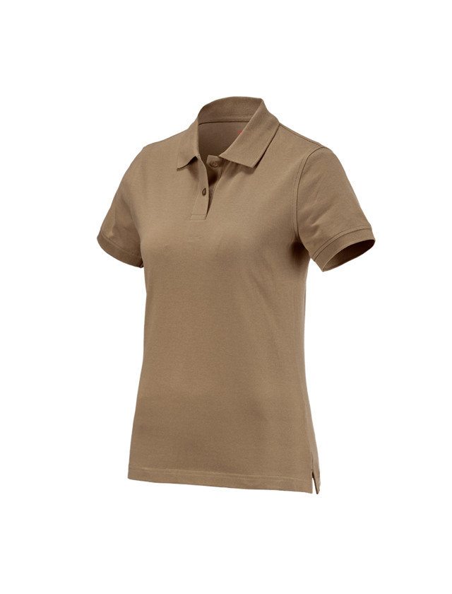 Trička | Svetry | Košile: e.s. Polo-Tričko cotton, dámské + khaki
