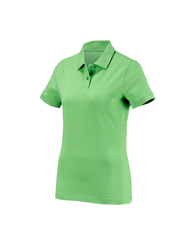 Trička | Svetry | Košile: e.s. Polo-Tričko cotton, dámské + zelené jablko