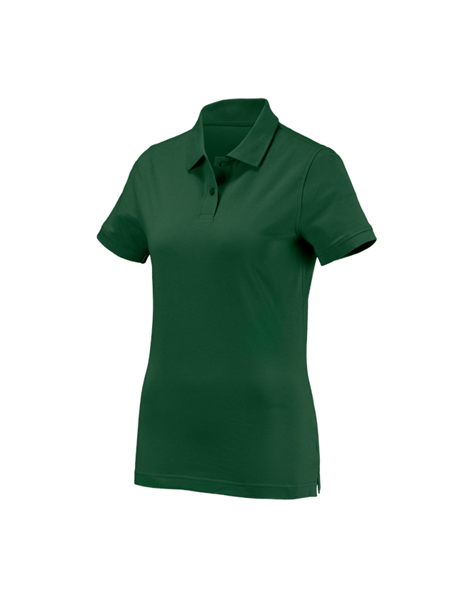 Trička | Svetry | Košile: e.s. Polo-Tričko cotton, dámské + zelená