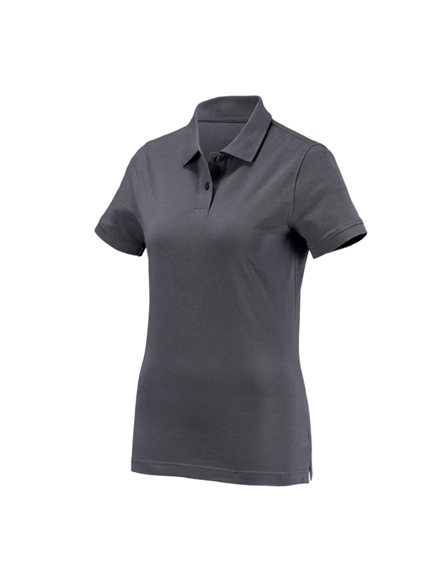 Trička | Svetry | Košile: e.s. Polo-Tričko cotton, dámské + antracit