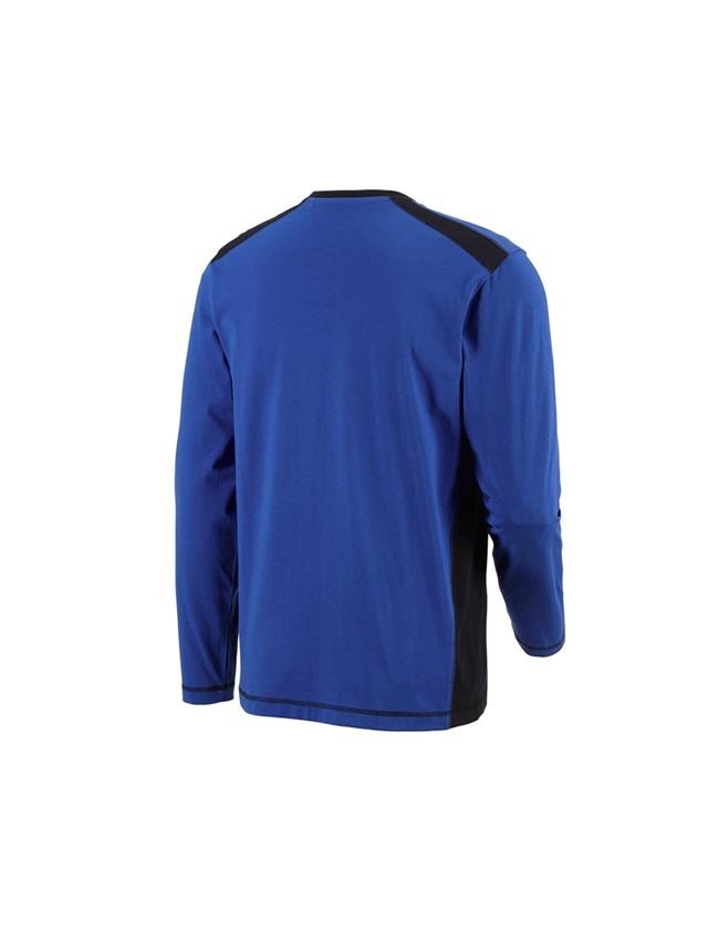 Trička, svetry & košile: Triko s dlouhým rukávem cotton e.s.active + modrá chrpa/černá 3