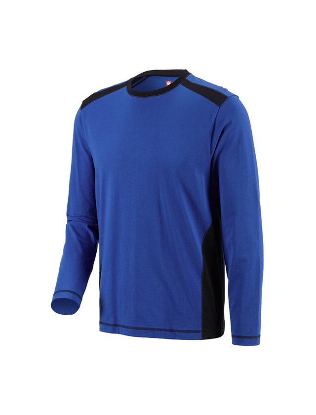 Trička, svetry & košile: Triko s dlouhým rukávem cotton e.s.active + modrá chrpa/černá 2