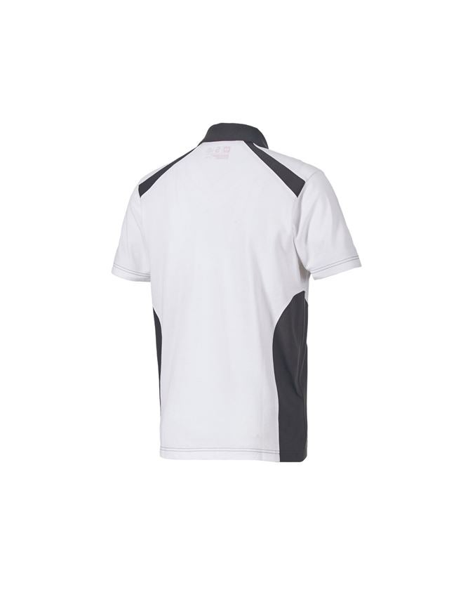 Trička, svetry & košile: Polo-Tričko cotton e.s.active + bílá/antracit 3