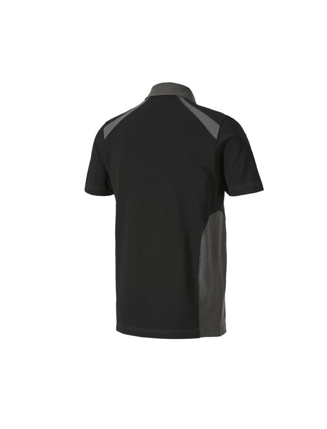 Trička, svetry & košile: Polo-Tričko cotton e.s.active + černá/antracit 3