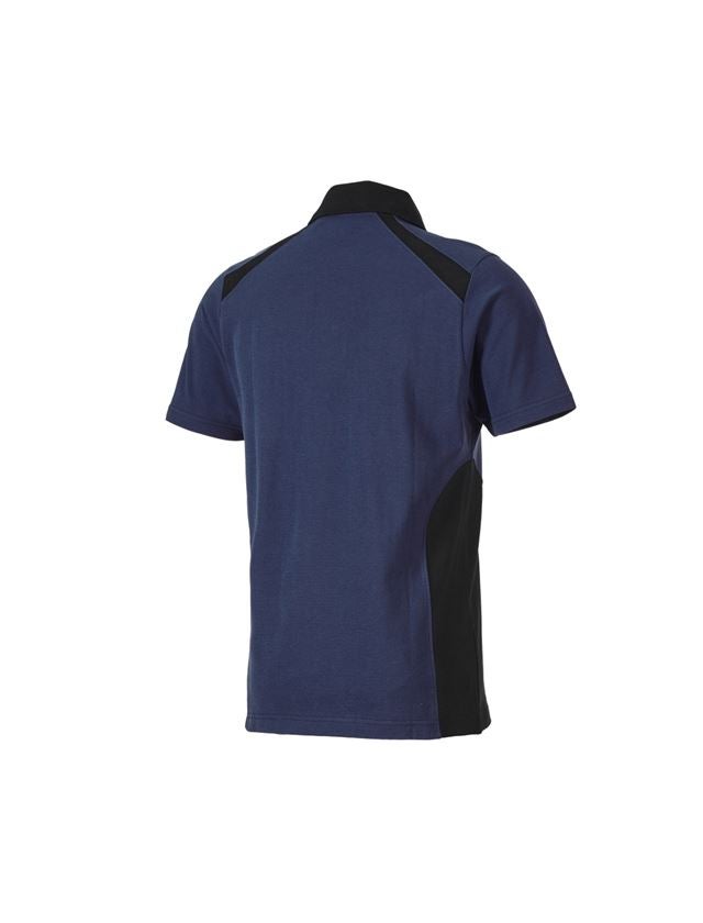 Trička, svetry & košile: Polo-Tričko cotton e.s.active + tmavomodrá/černá 3