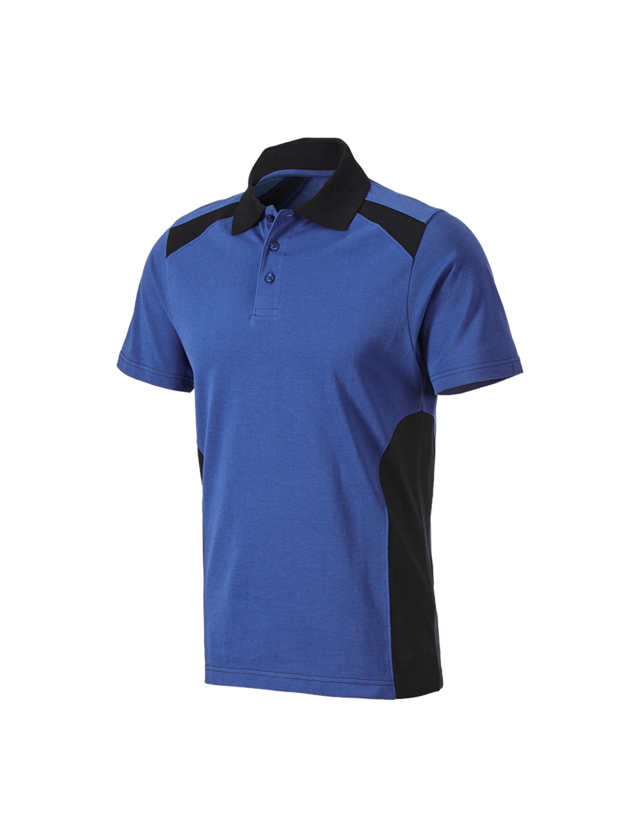 Trička, svetry & košile: Polo-Tričko cotton e.s.active + modrá chrpa/černá 2