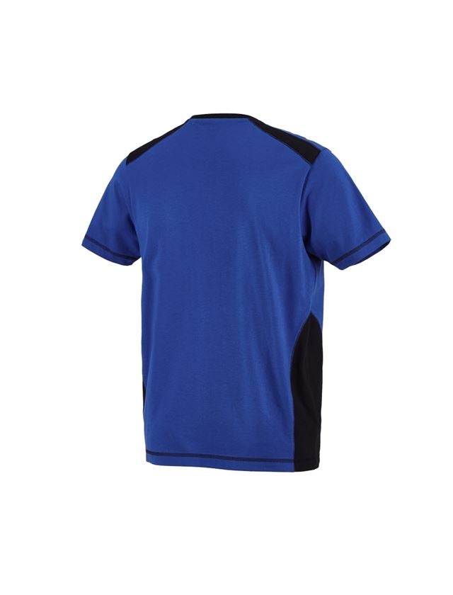Trička, svetry & košile: Tričko cotton e.s.active + modrá chrpa/černá 2