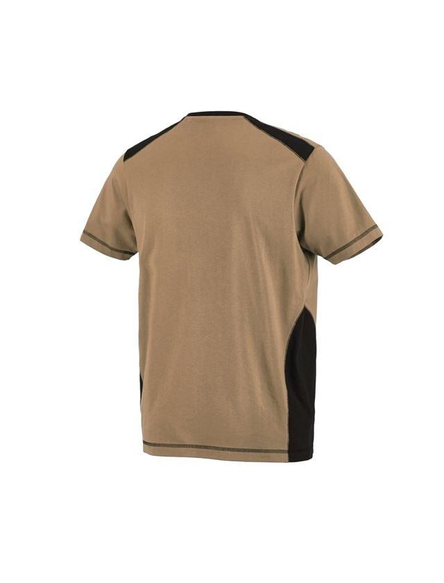 Trička, svetry & košile: Tričko cotton e.s.active + khaki/černá 3