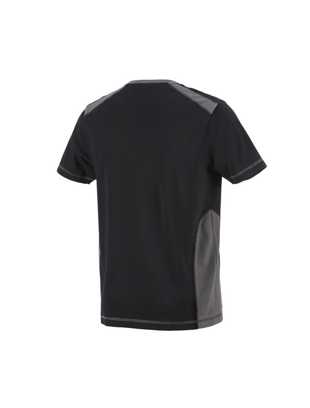 Trička, svetry & košile: Tričko cotton e.s.active + černá/antracit 3