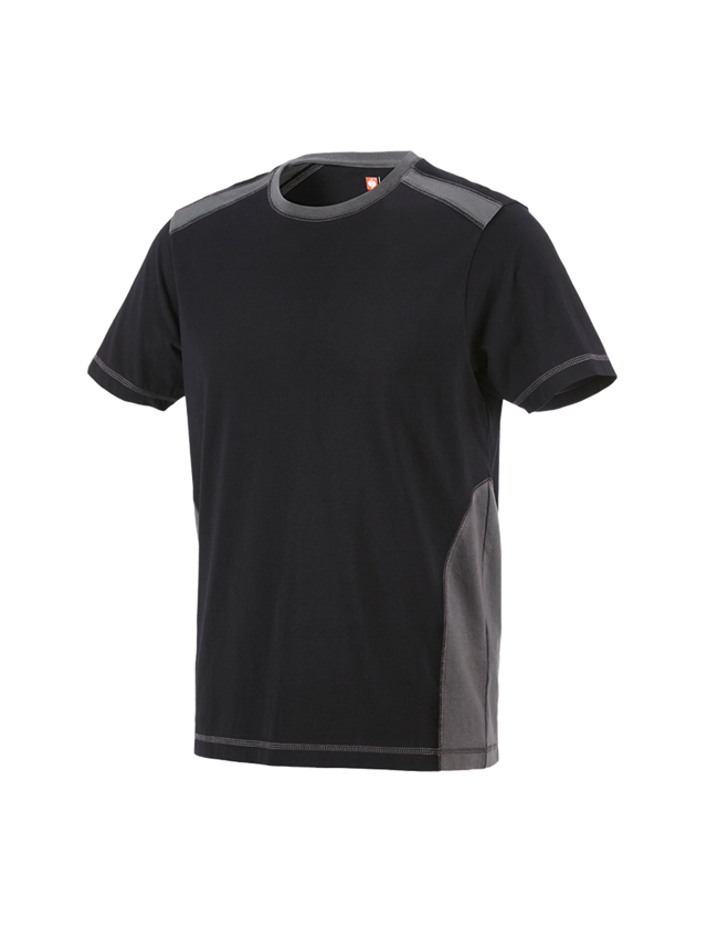 Trička, svetry & košile: Tričko cotton e.s.active + černá/antracit 2