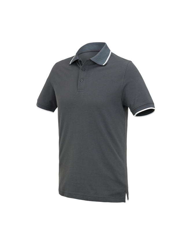 Trička, svetry & košile: e.s. Polo-Tričko cotton Deluxe Colour + antracit/cement 2