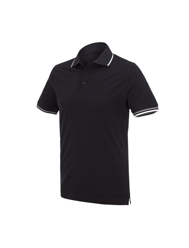 Trička, svetry & košile: e.s. Polo-Tričko cotton Deluxe Colour + černá/stříbrná 2