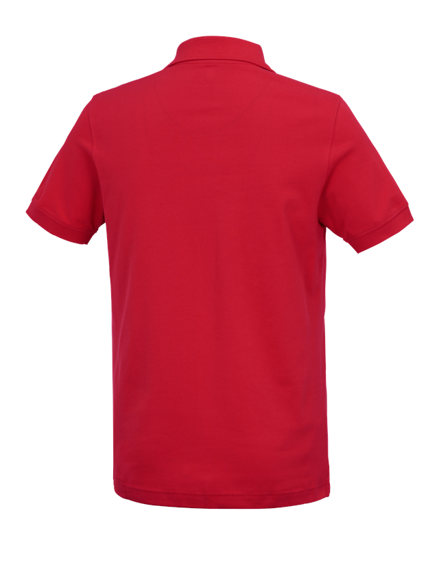 Zahradní / Lesnictví a Zemědělství: e.s. Polo-Tričko cotton Deluxe + ohnivě červená 3