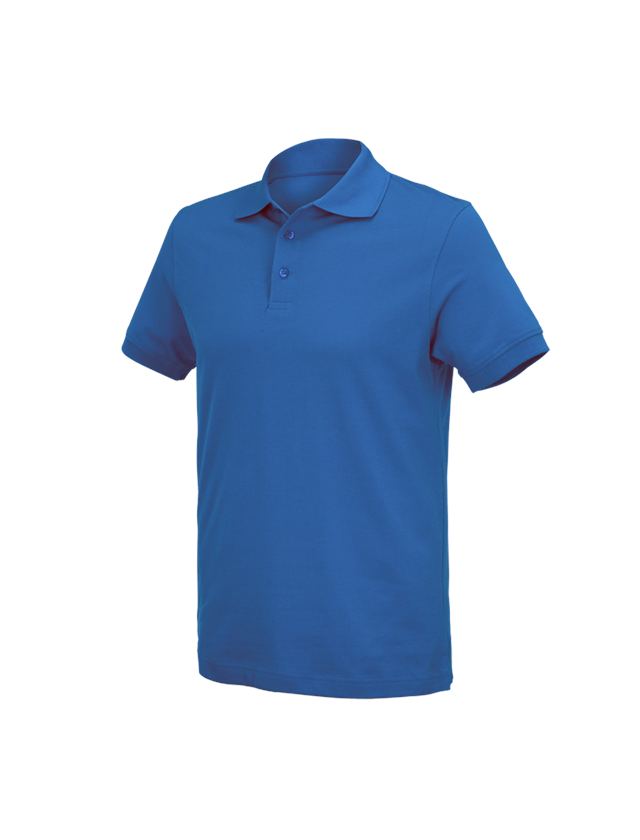 Instalatéři: e.s. Polo-Tričko cotton Deluxe + enciánově modrá