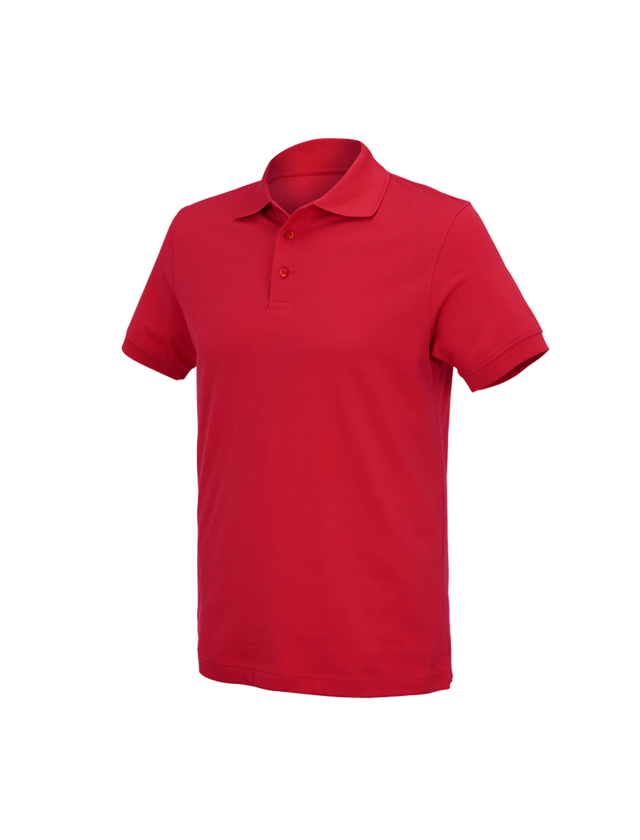 Trička, svetry & košile: e.s. Polo-Tričko cotton Deluxe + ohnivě červená 2