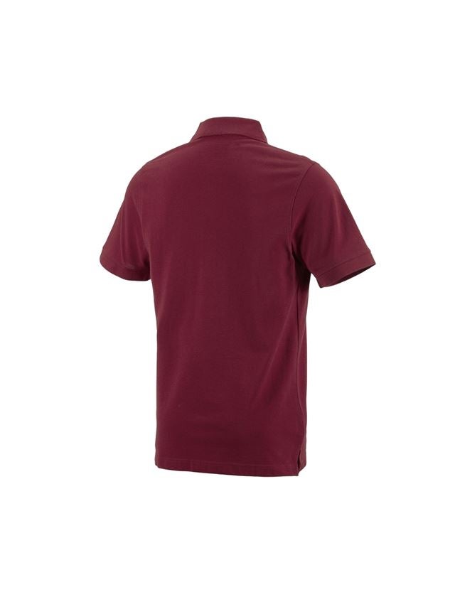 Trička, svetry & košile: e.s. Polo-Tričko cotton + bordó 1
