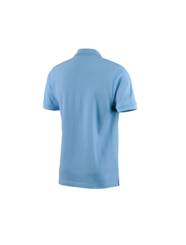 Zahradní / Lesnictví a Zemědělství: e.s. Polo-Tričko cotton + azurově modrá 1