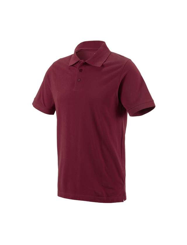 Trička, svetry & košile: e.s. Polo-Tričko cotton + bordó
