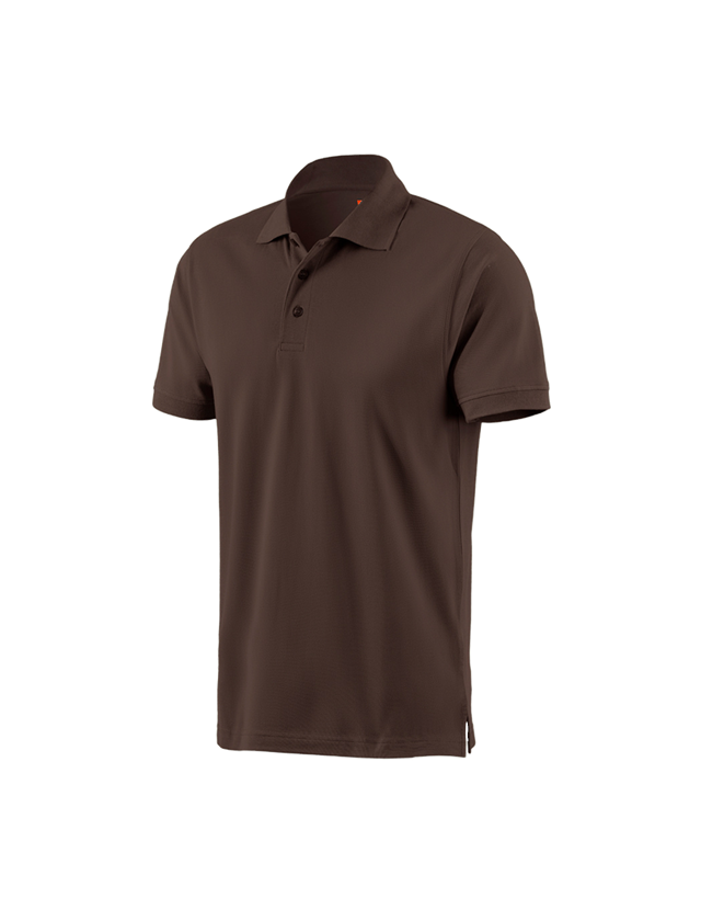 Trička, svetry & košile: e.s. Polo-Tričko cotton + kaštan 1