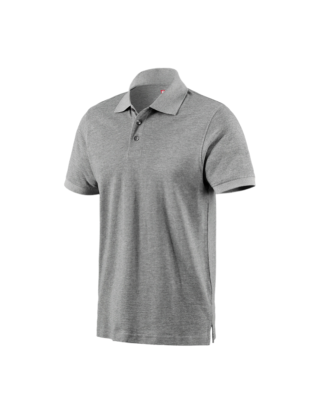 Trička, svetry & košile: e.s. Polo-Tričko cotton + šedý melír 2